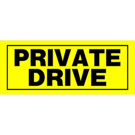 Hillman Private Drive, Plastic, 6 in x 15 in 841806